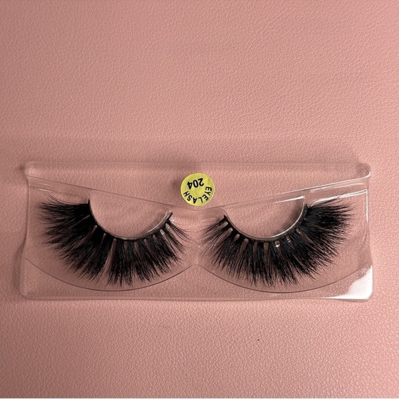 #204 Glam Faux Mink Strip False Eyelashes Set - Picture 2 of 2